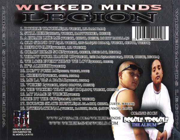 Wicked Minds - Legion... For We Are Many!!! Chicano Rap